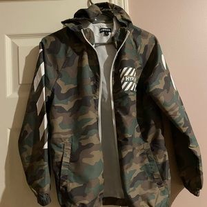 Boy size medium 10 camouflage hoodie new no tag